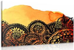 Dovido Tablou Mandala acuarel portocaliu - 90x60