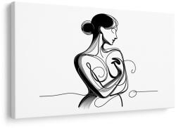 Dovido Tablou corp feminin în linii artistice - 150x100