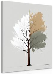 Dovido Tablou copac multicolor minimalist - 60x90