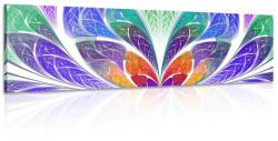 Dovido Tablou abstract sticlă colorată - 120x40