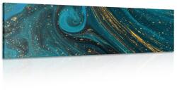 Dovido Tablou abstract de smarald - 150x50