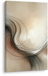 Dovido Tablou linii elegante printre nori - 100x150 - dovido - 705,74 RON