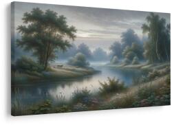 Dovido Tablou râu în ceață - 150x100
