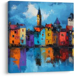 Dovido Tablou reflexii urbane vibrante - 40x40