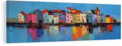 Dovido Tablou reflexii ale culorilor urbane - 150x50