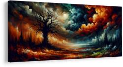 Dovido Tablou peisaj cu copacul vieții colorat - 60x30