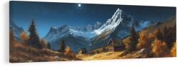 Dovido Tablou poveste de iarnă cabană de munte - 135x45