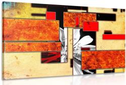 Dovido Tablou abstracție în design portocaliu - 150x100