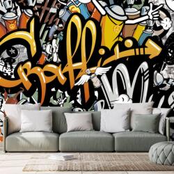 Dovido Tapet graffiti pe zid de cărămidă - 539x363