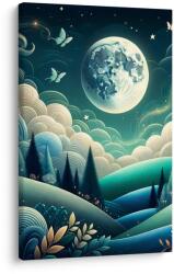 Dovido Tablou natură de basm la lună plină - 100x150