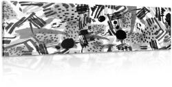 Dovido Tablou abstract pop art alb-negru - 150x50