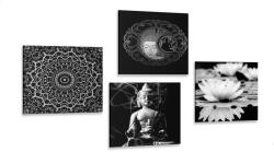 Dovido Set tablouri Budha liniștit - 4x 40x40