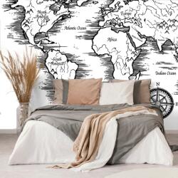 Dovido Tapet harta lumii în design frumos - 539x363