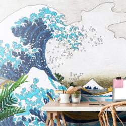Dovido Tapet reproducere Marele val din Kanagawa - Katsushika Hokusai - 147x99