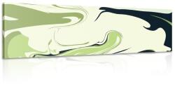Dovido Tablou abstracție modernă verde - 135x45