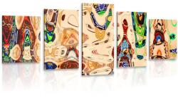 Dovido Tablou 5-piese abstract mamă - 100x50