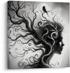 Dovido Tablou femeie fantastică și arborele vieții - 30x30