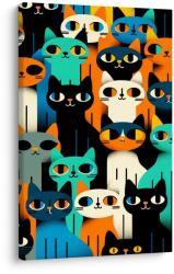 Dovido Tablou mozaic pisicesc vibrant - 30x40