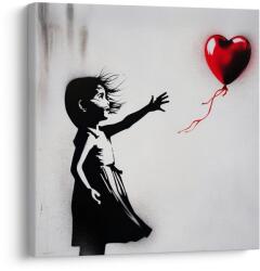 Dovido Tablou inimă în vânt street art - 50x50