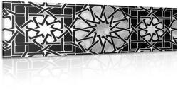 Dovido Tablou mozaic oriental alb-negru - 135x45