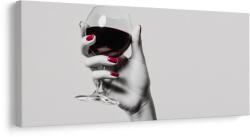 Dovido Tablou toast cu vin roșu - 140x70