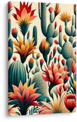 Dovido Tablou cactuși și flori exotice - 60x90