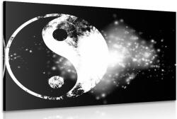 Dovido Tablou simbolul Yin și Yang în design alb-negru - 60x40