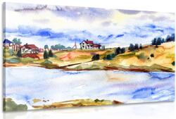 Dovido Tablou sătuleț lângă râu - 120x80