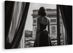 Dovido Tablou fată captivantă în apartament parizian - 120x80