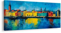 Dovido Tablou culori vii ale peisajului urban - 100x50
