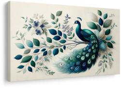 Dovido Tablou păun elegant printre frunze - 40x30