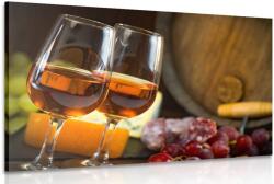 Dovido Tablou două pahare de vin roz - 90x60