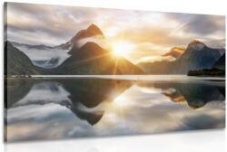 Dovido Tablou răsărit de soare frumos în Noua Zeelandă - 30x20