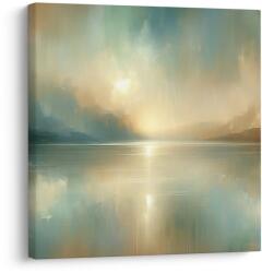 Dovido Tablou tonuri delicate ale naturii la lac - 50x50