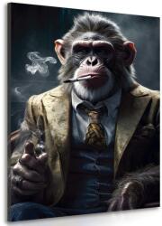 Dovido Tablou animal gangster cimpanzei - 60x90