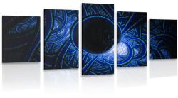 Dovido Tablou 5-piese modele misterioase - 150x75