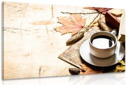 Dovido Tablou o cană de cafea de toamnă - 60x40