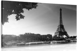 Dovido Tablou Parisul de toamnă în design alb-negru - 40x30