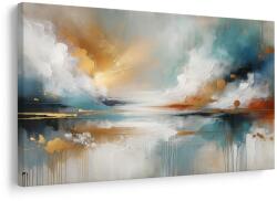 Dovido Tablou cer auriu deasupra apei - 150x100