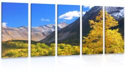Dovido Tablou 5-piese natura frumoasă pe Kamchatka în Rusia - 100x50