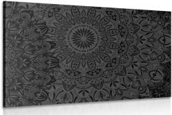 Dovido Tablou Mandala elegantă în design alb-negru - 90x60