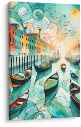 Dovido Tablou veneția romantică la apus - 100x150