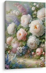 Dovido Tablou grădină plină de bujori și flori de vară - 30x40