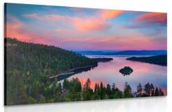 Dovido Tablou lac la apus de soare - 40x30