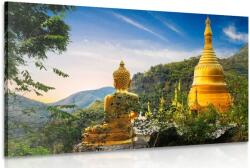 Dovido Tablou priveliște spre Budha auriu - 30x20