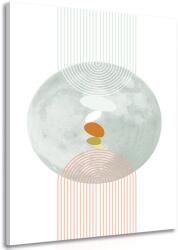 Dovido Tablou cerc modern cu curcubeu Mid-Century - 60x90
