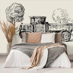 Dovido Tapet camioane design retro - 147x270