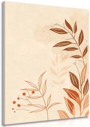 Dovido Tablou frunze minimaliste Peach Fuzz - 20x30
