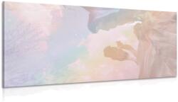 Dovido Tablou reflexia frunzelor pastelate - 100x50