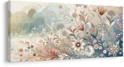 Dovido Tablou compoziție florală stilizată - 80x40